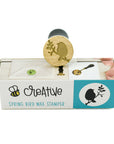 Honey Bee Stamps - Bee Creative Wax Stamper - Spring Bird