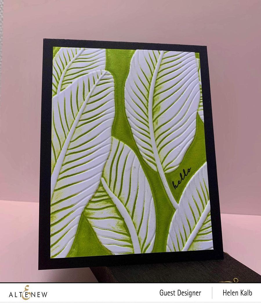 Altenew - 3D Embossing Folder - Banana Leaves