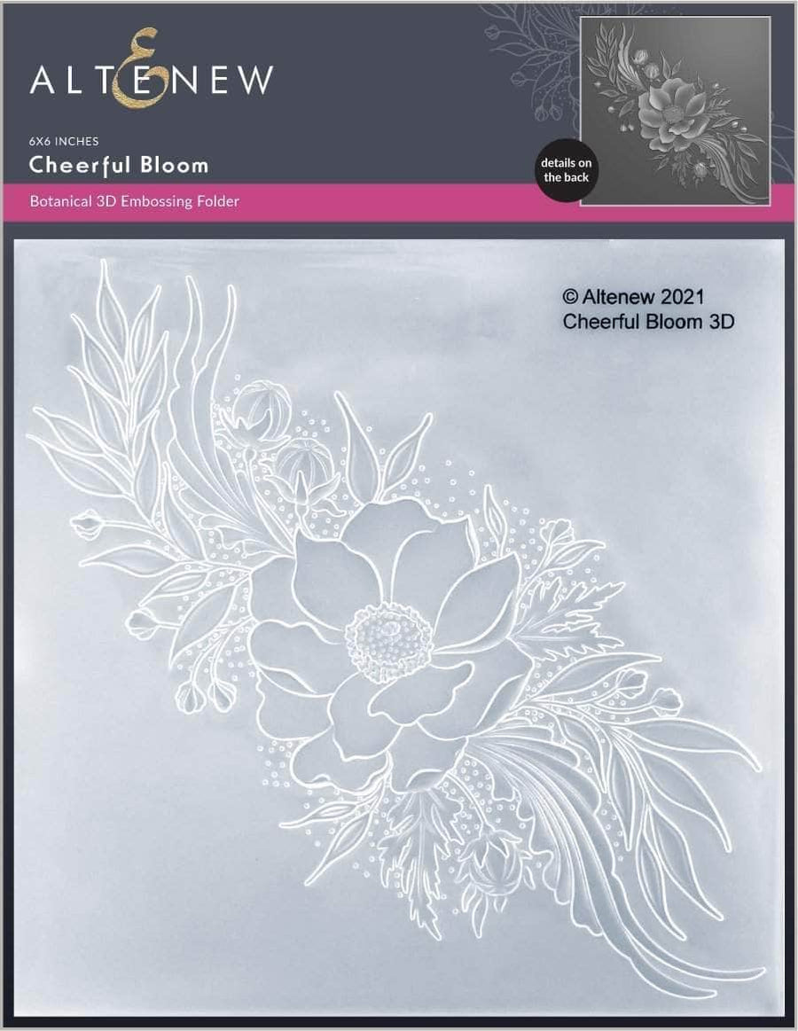 Altenew - 3D Embossing Folder - Cheerful Bloom