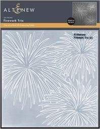 Altenew - 3D Embossing Folder - Firework Trio
