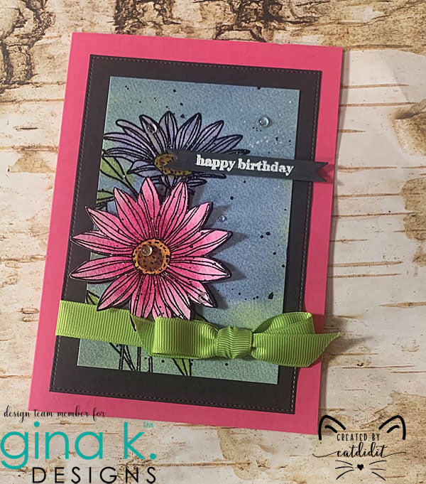 Gina K. Designs - Clear Stamps - Delightful Daisies