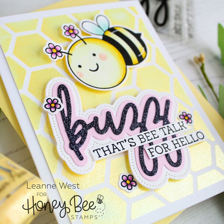Honey Bee Stamps - Clear Stamps - Buzz