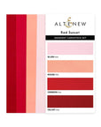Altenew - Gradient Cardstock Set - Red Sunset