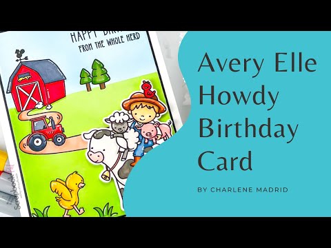 Avery Elle - Clear Stamps - Howdy