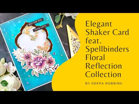 Spellbinders - Floral Reflection Collection - Dies - Essential Floral Reflection