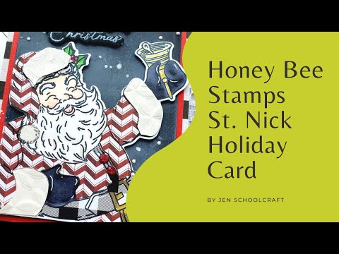 Honey Bee Stamps - Clear Stamps - St. Nick