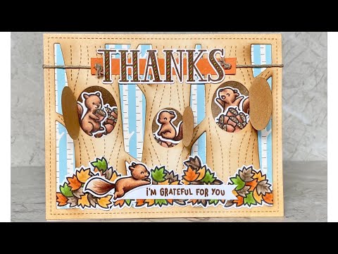 Lawn Fawn - Clear Stamps - Let's Go Nuts