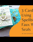 Spellbinders - Sealed by Spellbinders Collection - Clear Stamps & Dies - Faux Wax Seals
