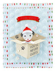 Spellbinders - Holiday Cheer Enclosed Collection - Clear Stamps - Santa Paws Sentiments