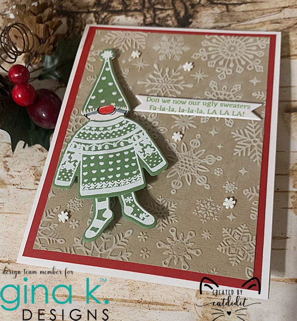 Gina K. Designs - Embossing Folder - Snowflakes
